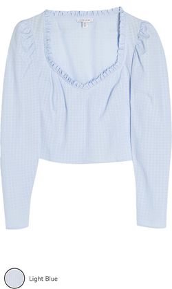 TOPSHOP Satin prairie Crop Top NWT
