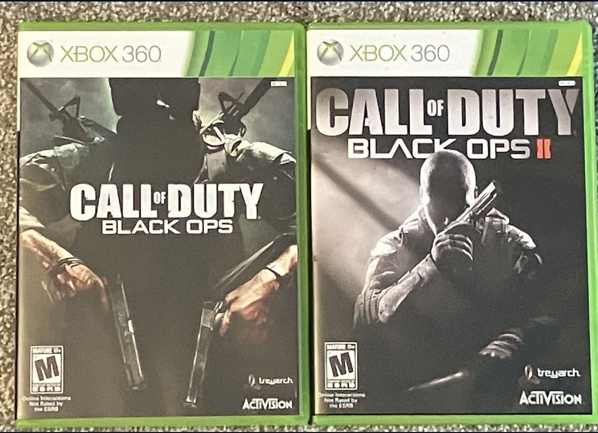 Call Of Duty Black Ops & Black Ops 2