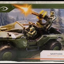 Halo Infinite Warthog w Master Chief & replica weapon 