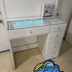 White Vanity Desk New 