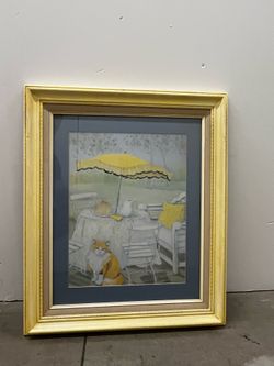 Vintage Nancy Callan Framed Art Print