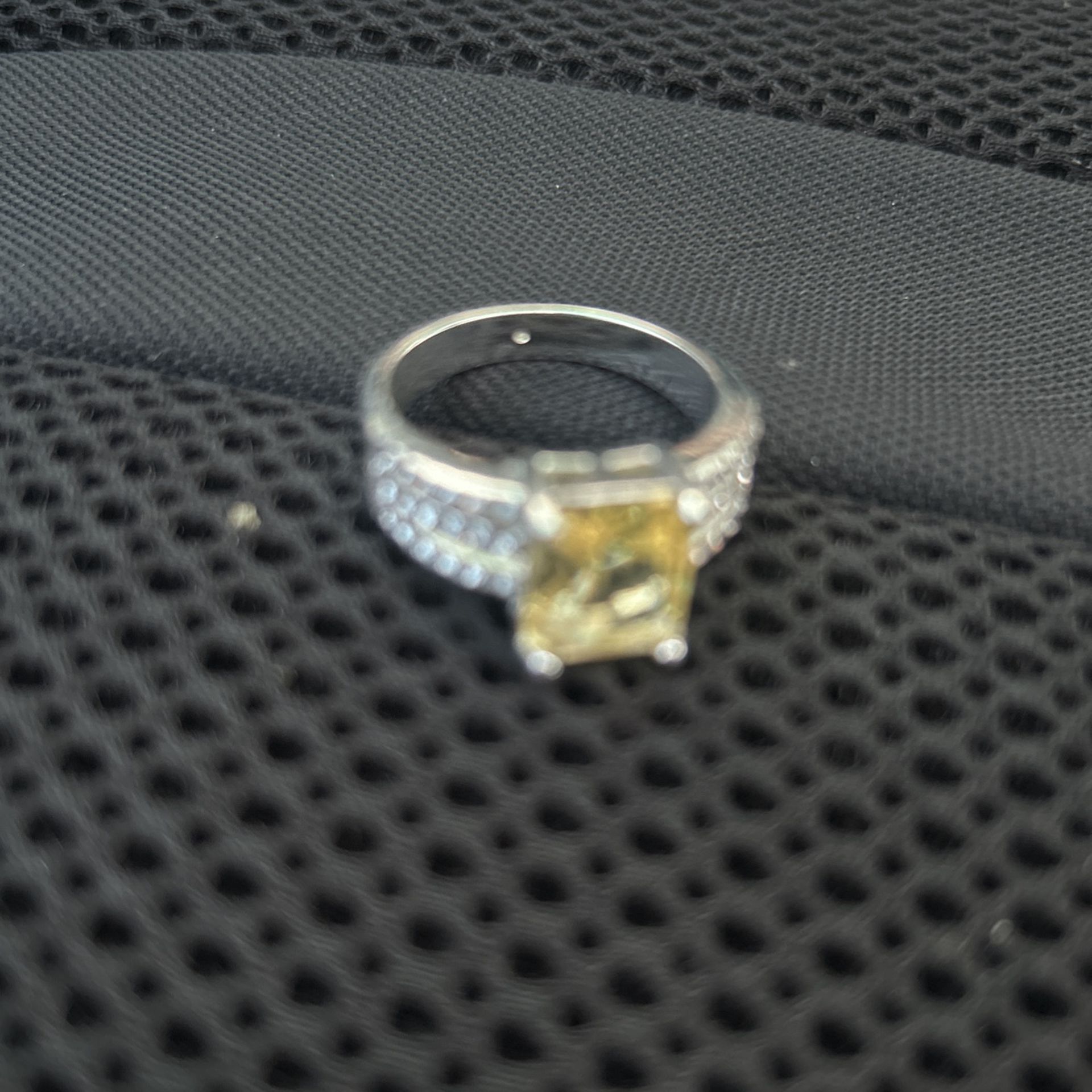 Yellow Sapphire Ring 