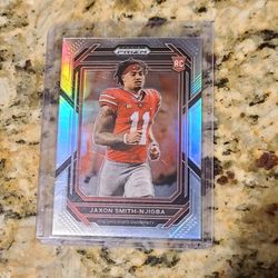 Jaxon Smith-Njigba Panini Prizm Rookie Card