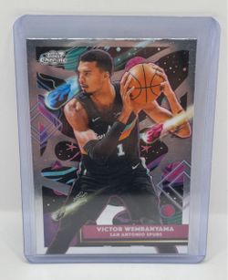 Victor Wembanyama Topps Cosmic Chrome Basketball Card
