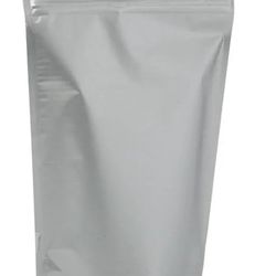 Silver Satin Stand-Up Pouch Packages (Food graded)