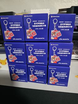 Pokemon center exclusive keychains