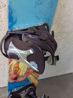 Snowboard with Bindings