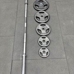 Olympic Barbell / Grip Plate BUNDLE Vesta Fitness