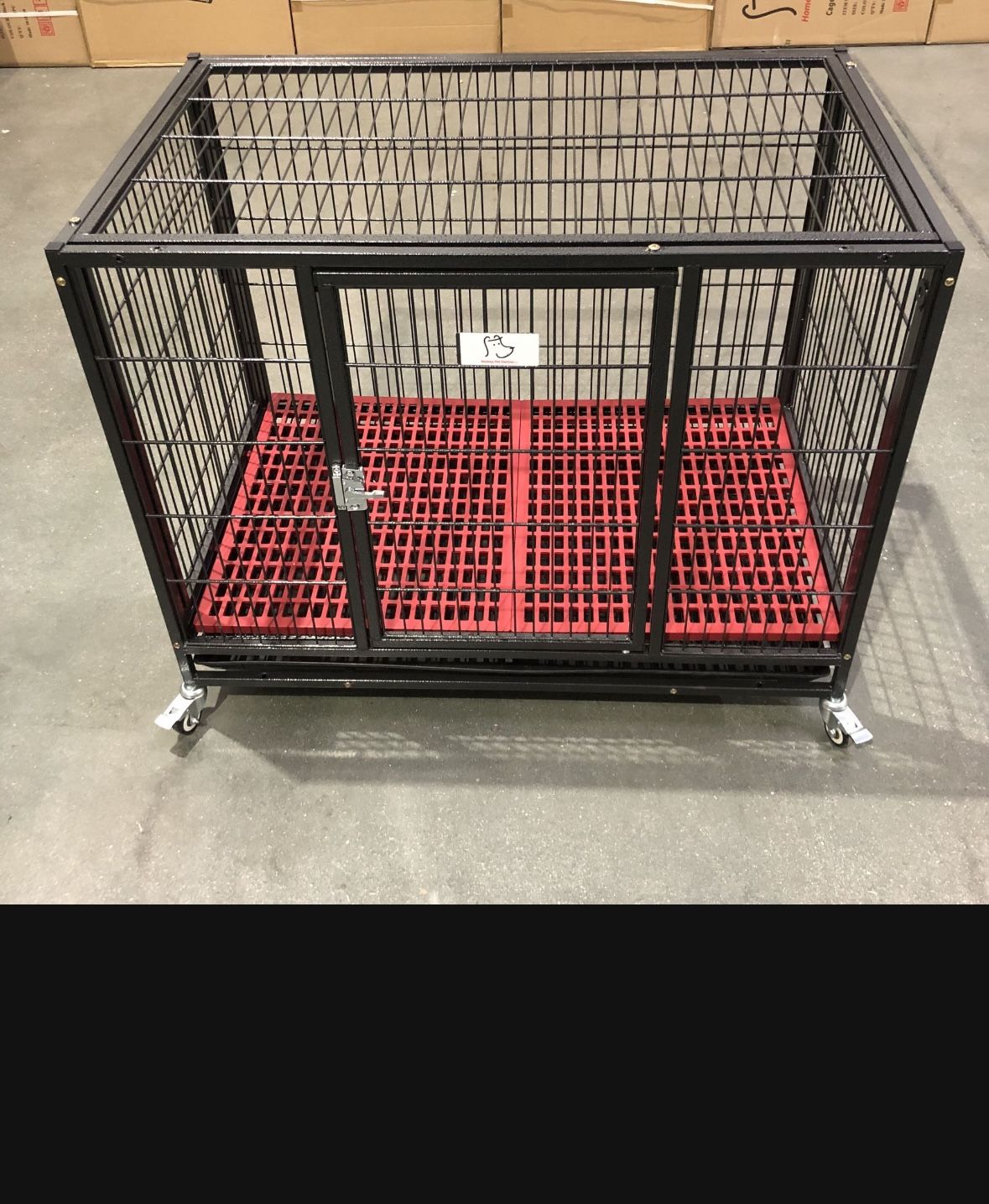 Heavy Duty 37 Inch Dog Kennel Crate π¦ Dimensions In Picture