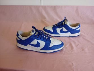 Nike Men’s CU1726-100 Dunk Low SP Retro Kentucky White and Royal Blue Size 12