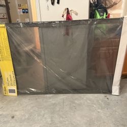New still in packaging: Grisham Heavy-Duty Universal Sliding Patio Screen Door 48 in x 80 in