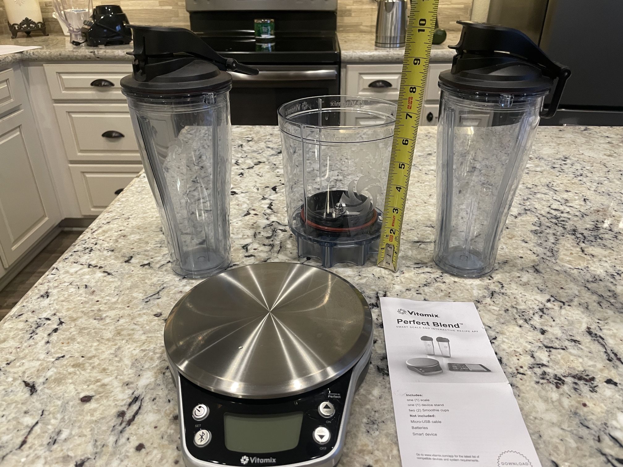 Vitamix Smart Scale, 2 Tumblers, And One Blending Container