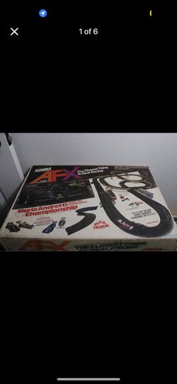 Vintage Aurora AFX Mario Andretti Classic Model Slot Car Track Set #2803