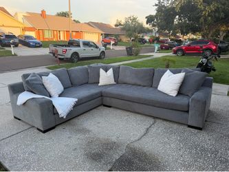 Gray American Signature Sectional Sofa/Couch