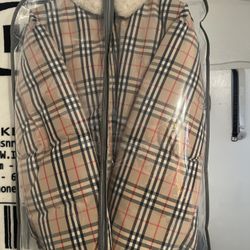 Supreme Burberry Puffer Jacket XL 