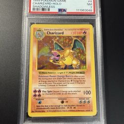 Charizard Shadowless Pokemon Card Psa 7 New Cert. 