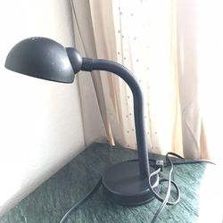 Desk/table lamp Black Matte Goose Neck Bendable
