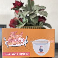Food Wars Ramen Bowl And Chopsticks
