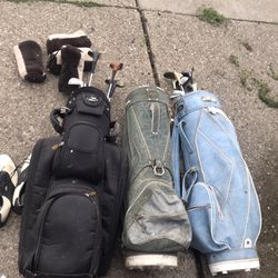 Golf Clubs And Bags 