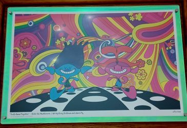 Trolls Band Together Enter the Hustleverse Limited Edition Crew Gift Art Print