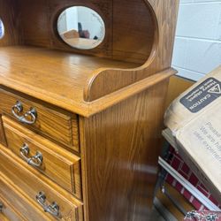 Solid Wood Dresser, Solid Oak, Quality Built