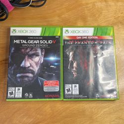 Xbox 360 -teal Gear Solid V And Phantom Paint