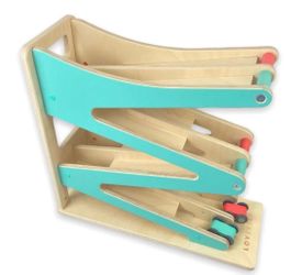 Lovevery Wooden Zigzag Car Ramp Toy