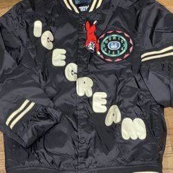 BBC Ice Cream  Jacket New With Tags Lg Mens Windbreaker 