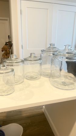 Glass jars