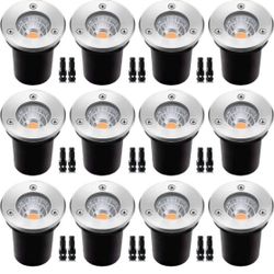 12 Pack 3W Low Voltage Led Landscape Lights,