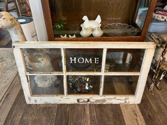 Six panel vintage window