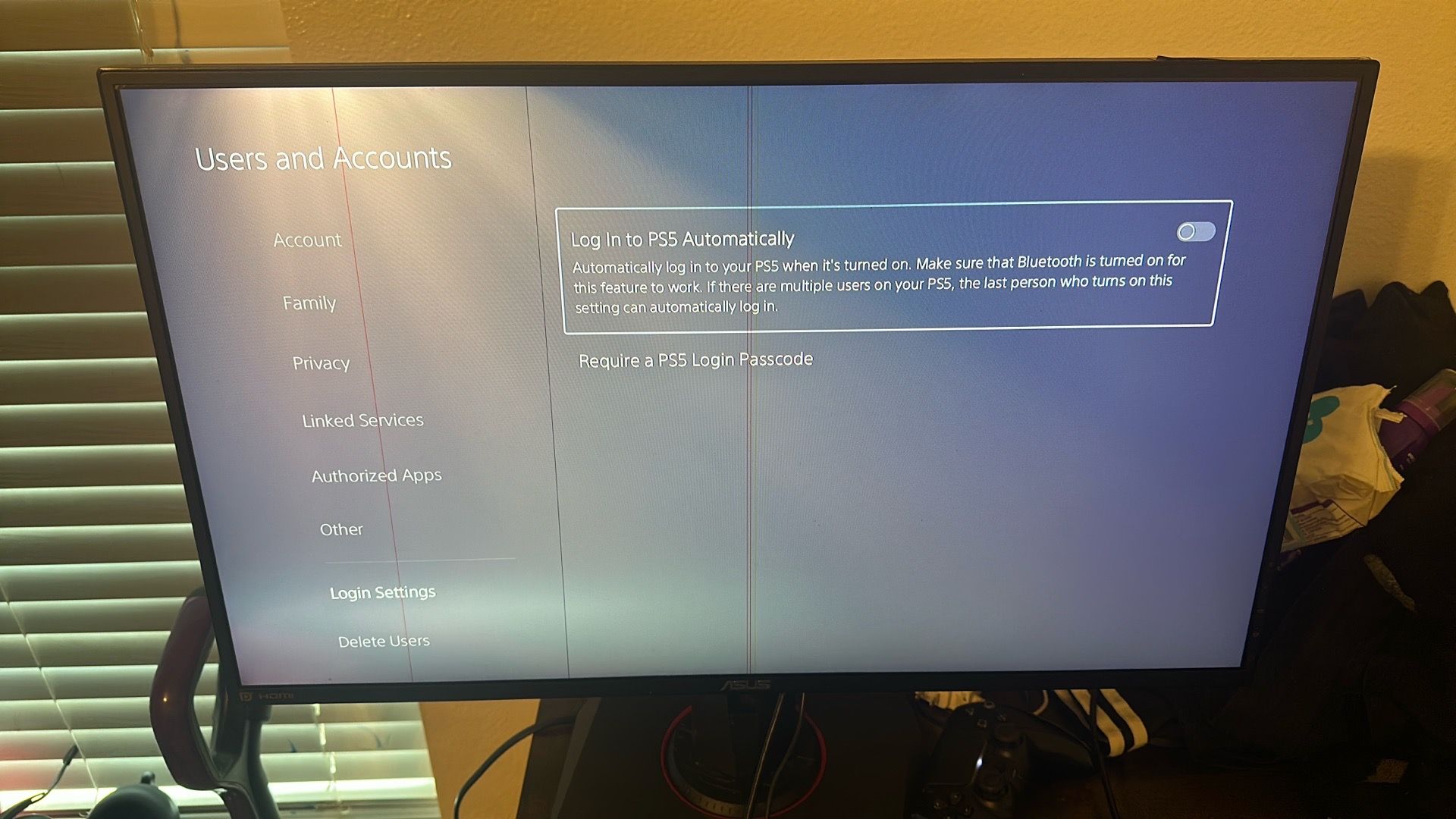 PS5 w monitor