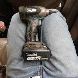 Makita Impact With 5.0ah Battery 