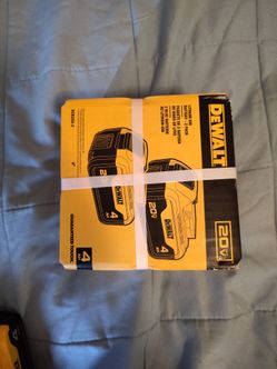DEWALT 20V MAX 4Ah Lithium Ion Battery 2-Pack