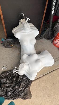 Female Torso Mannequin Forms with Hangers – Lot