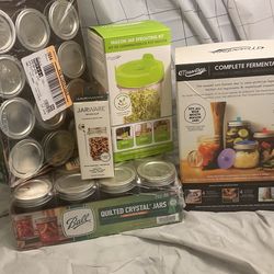 Mason Jar Accessories And Fermentation Kit