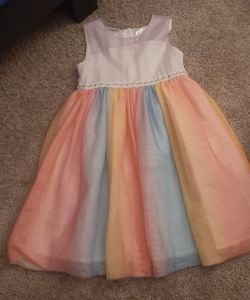 Vestido De Niña Talla 6 Buen Estado
