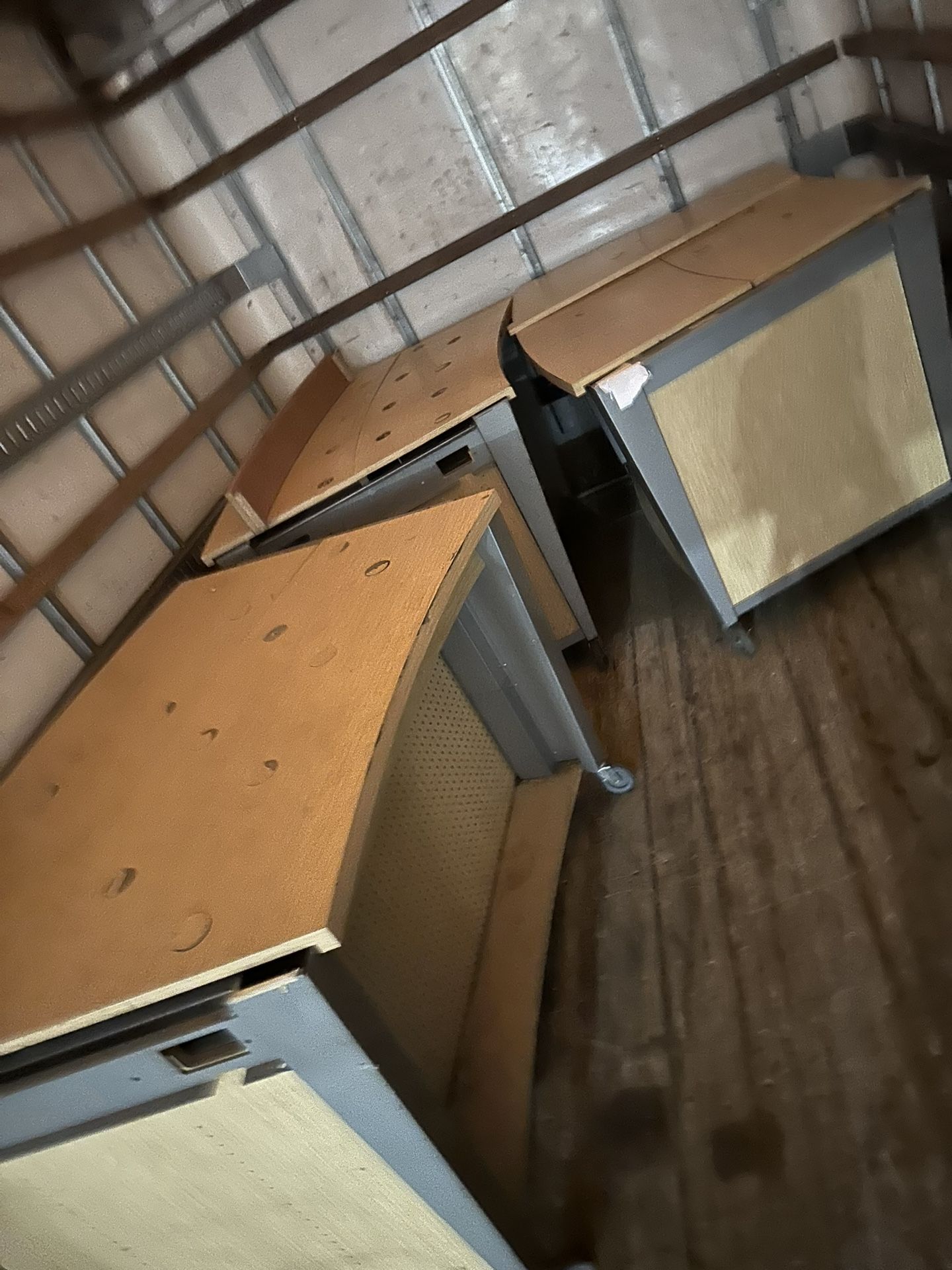 Workstation With Wheels, Heavy Duty Work Table With Pegboard Display Cabinet