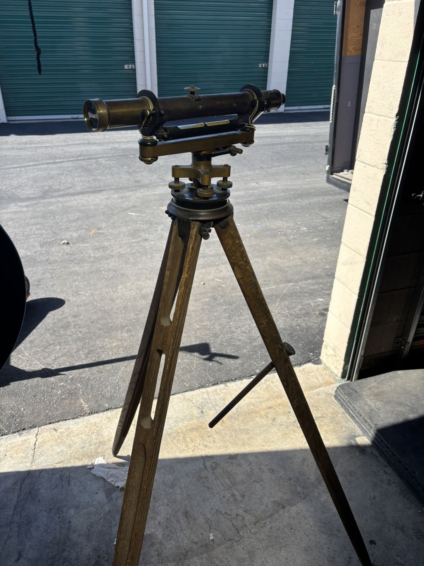 RARE Vintage A. Lietz Co Surveyor Transit with Original Tripod