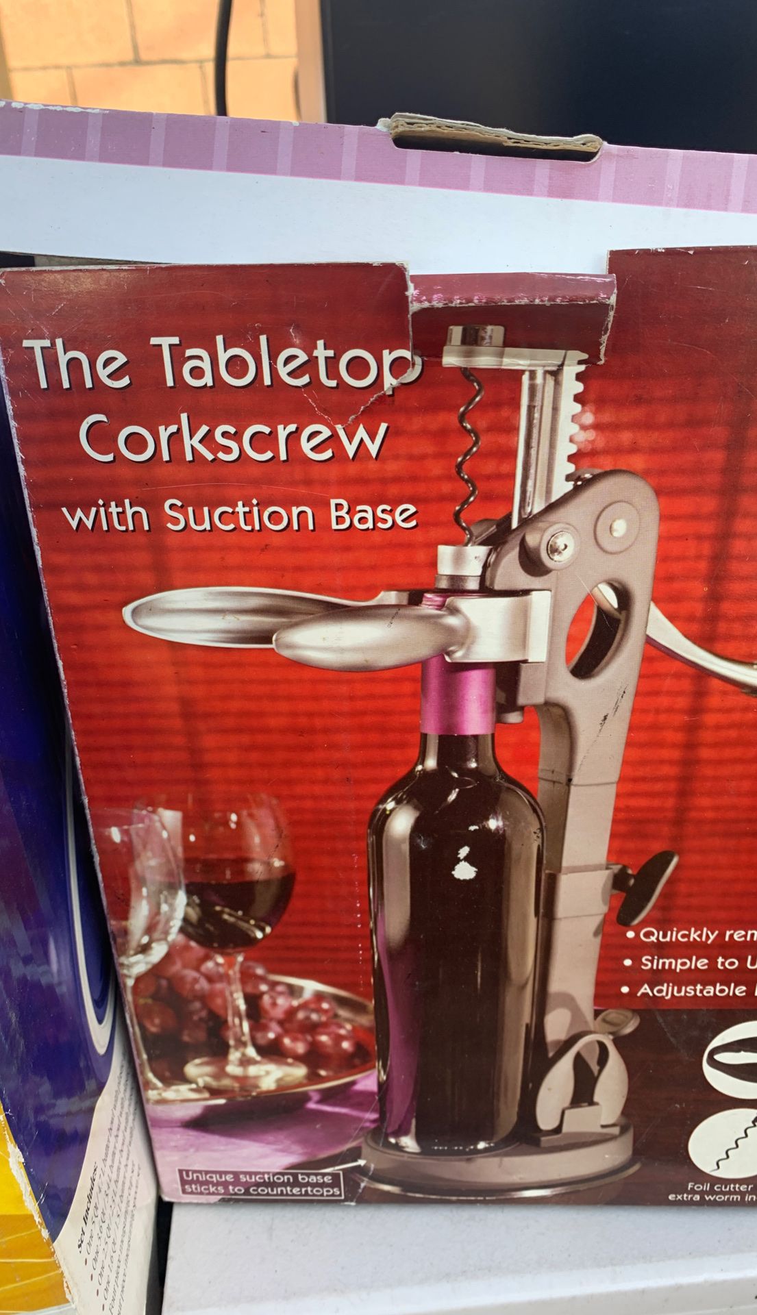 Brand new tabletop corkscrew $7