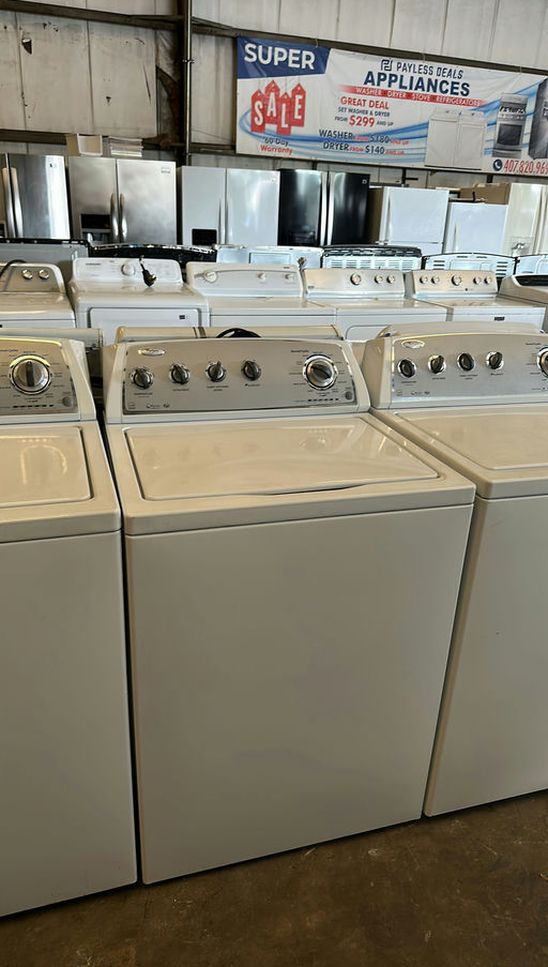 Whirlpool TopLoad Washer Dryer Set