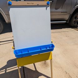 Dry Erase and Chalkboard Art Easel 