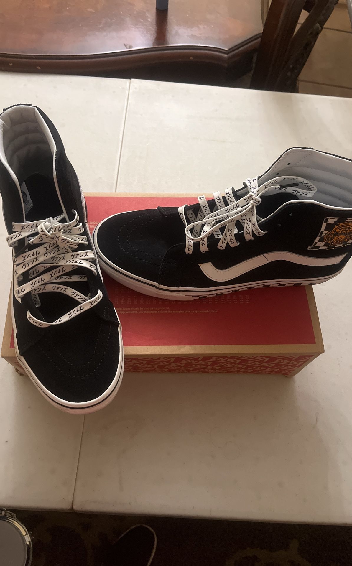 Vans High-Tops Sk8 Hi-Reissue “Tiger Check”
