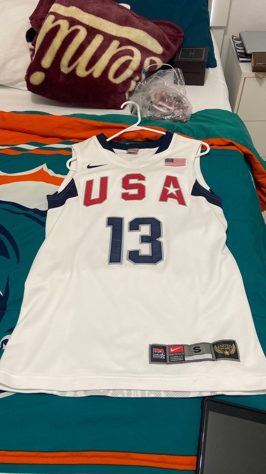 Nike USA Basketball #13 Chris Paul Olympic Jersey