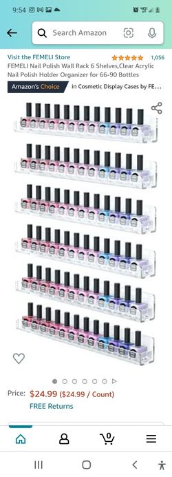 Nail Polish Rack 6 Shelves 