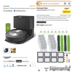 Roomba j7 With Replacements 