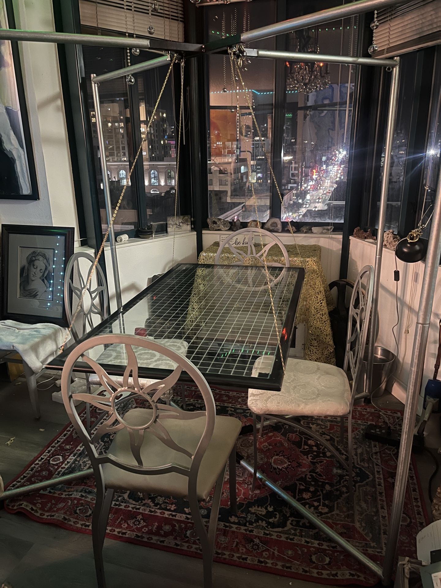 Sling Frame And Floating Table/desk