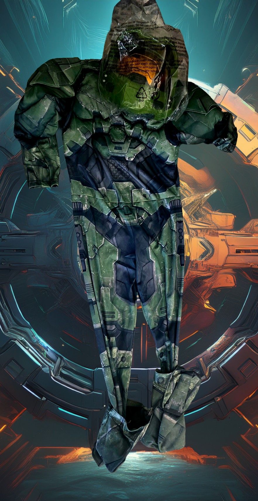 New KiDs HALO COSTUME MEDIUM