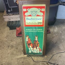 Vintage Budweiser Sign