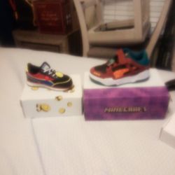 Kids Puma Minecraft/ Puma Smiley World Shoes 